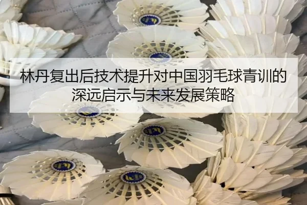 林丹复出后技术提升对中国羽毛球青训的深远启示与未来发展策略